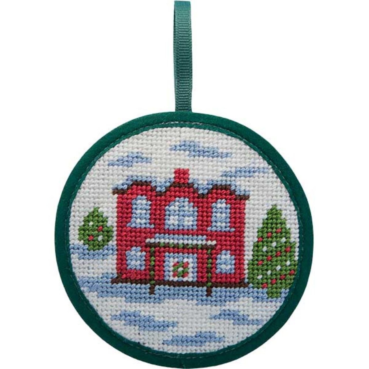 Alice Peterson Stitch-Ups Needlepoint Ornament Kit- Red House
